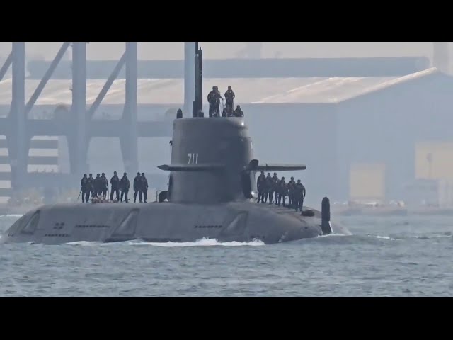 Taiwan’s indigenous submarine conducts 1st dive test