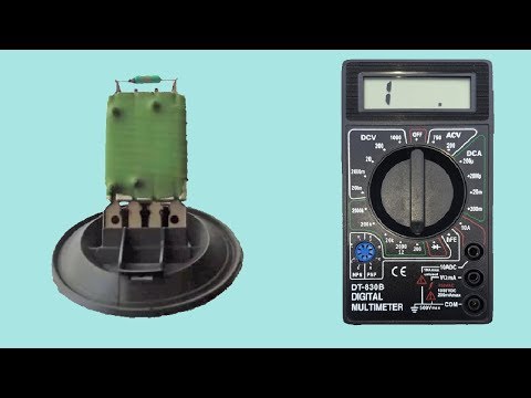 Gebläsemotor Widerstand - Test