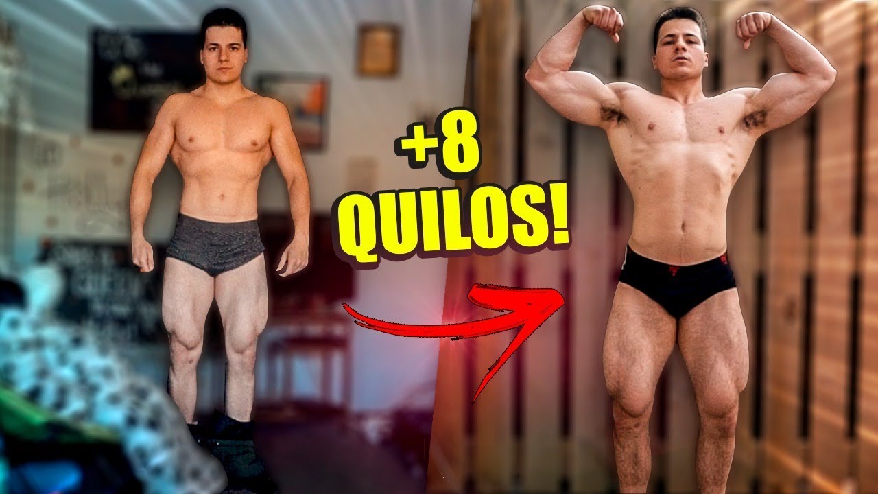 TRANSFORMAÇÃO 2 MESES COM TESTOSTERONA E SARMS | +8
