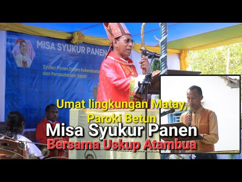 Misa Syukur Panen Bersama Uskup || Komentator & MC OKAN