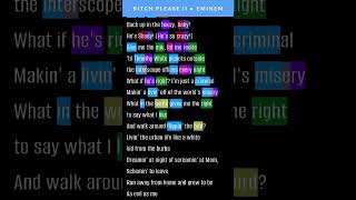 Eminem - Bitch Please II | Rhymes Highlighted