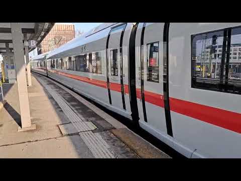 ICE3 Neo, Br 408, Ankunft Stuttgart HBF als ICE 917  17.12.2022