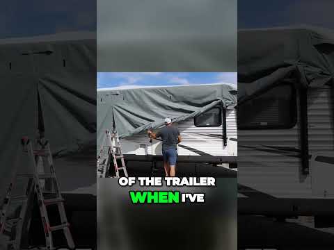RV Cover with Zippered Panels and Tension Panels for Easy Access #kingbird