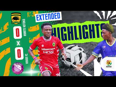 EXTENDED HIGHLIGHTS | Asante Kotoko 0-0 Vision FC | GPL Matchweek 24