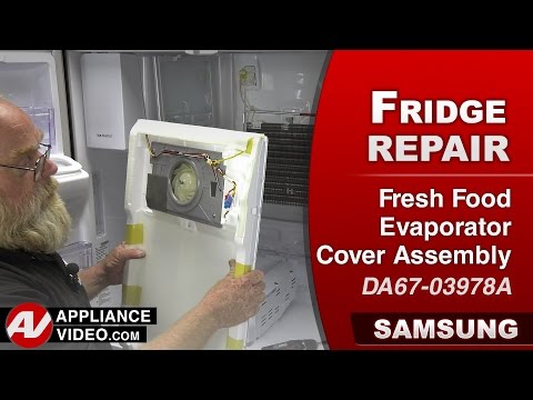 Samsung Refrigerator - Temperature Reading is Off - Fresh Food Evaporator Assembly Repair