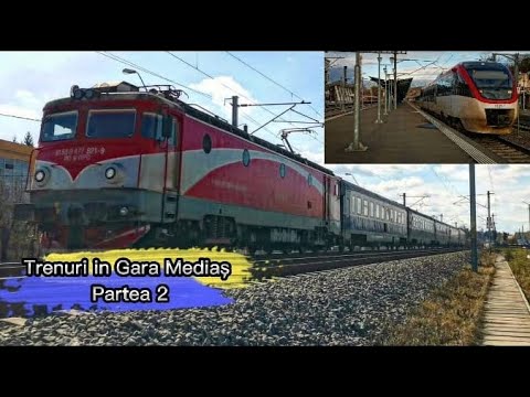 Trenuri în Gara Mediaș Partea 2/Trains in Mediaș Station Part 2.