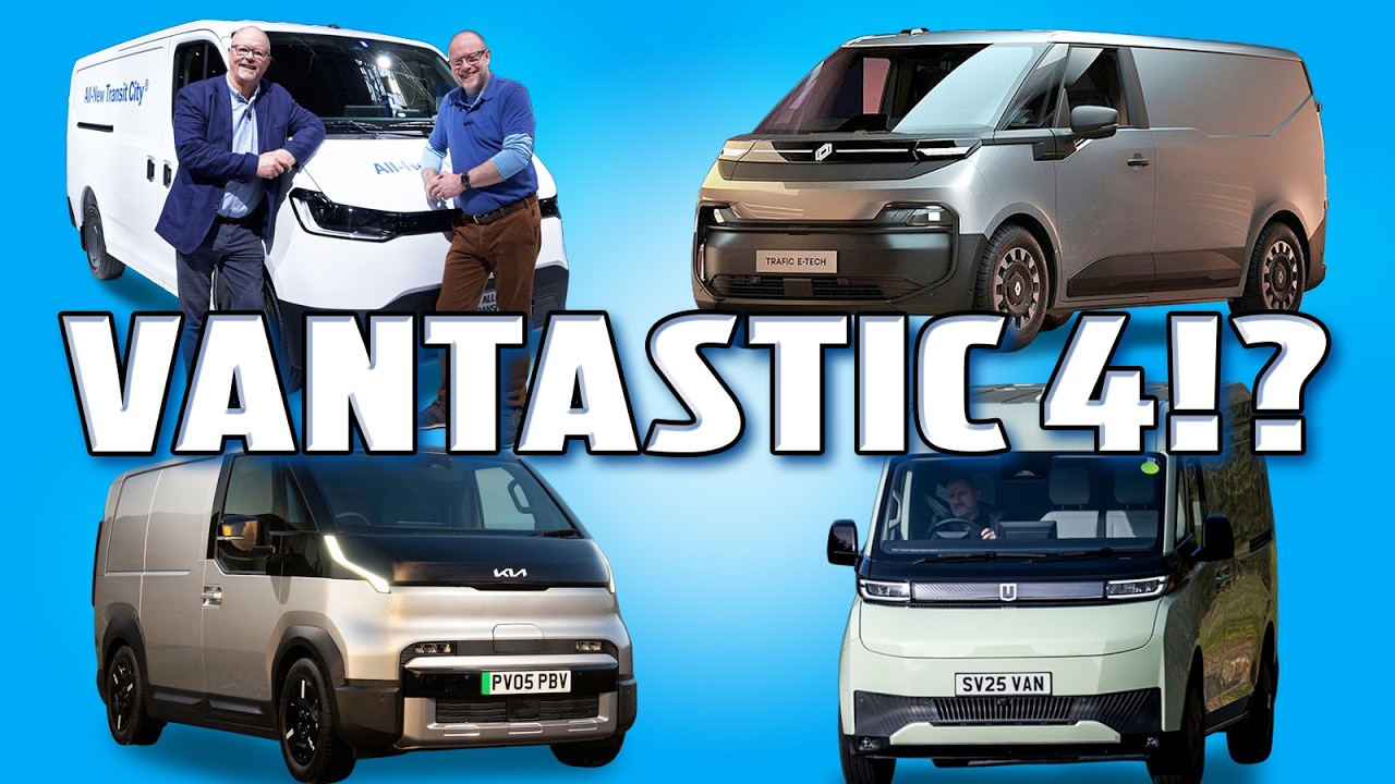 Much cheaper to buy & run? Who wins the 'ultimate Electric Van round-up'? Includes unseen vans 👀
