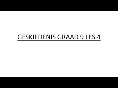 Geskiedenis GRAAD 9: 28 April 2020 - periode 7 (2897)