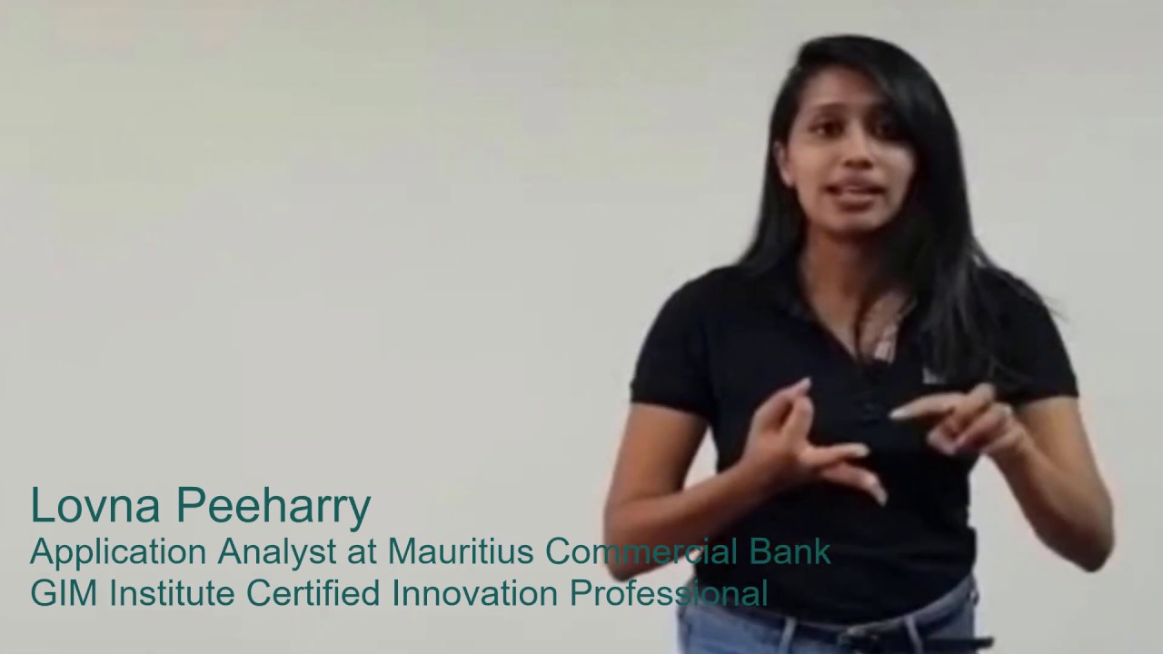 Innovation Associate Certification by GIM Institute | Testimonial by Lovna Peeharry