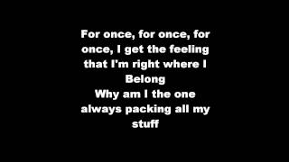 Why am i the one-Fun lyrics