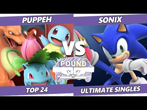 Pound 2022 Top 24 - Sonix (Sonic) Vs. Puppeh (Pokemon Trainer) SSBU Smash Ultimate Tournament