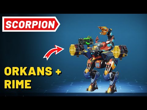 Scorpion with Orkans and Rime - War Robots