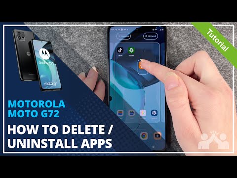 Motorola moto g72 - How to delete apps / How to uninstall apps • 📱 • 🔲 • 🚮 • Tutorial