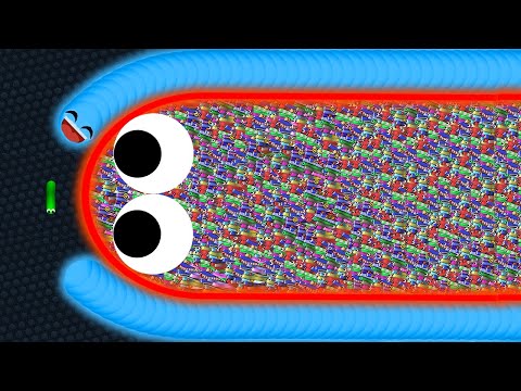 Slither.io Best Troll Snake vs Giant Snakes Epic Slitherio Gameplay