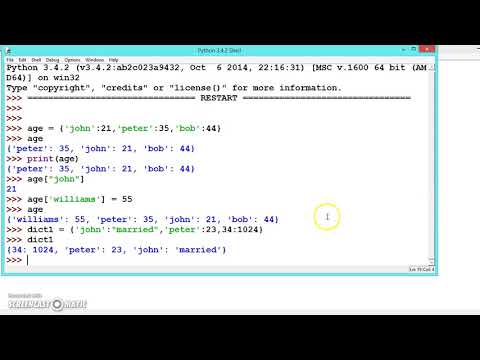 033 Learn Python And Ruby Programming Dictionaries