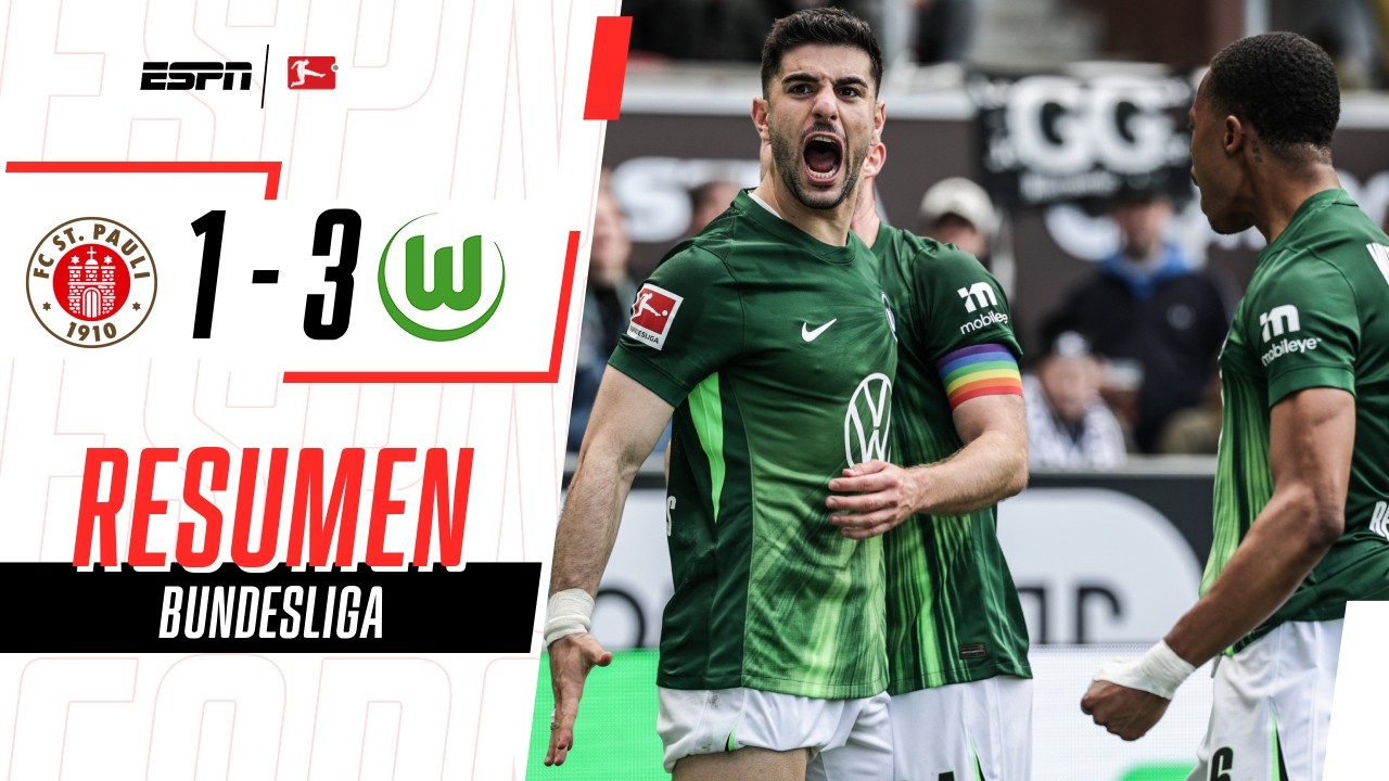WOLFSBURGO GANÓ Y TODAVÍA SE ILUSIONA CON SALVARSE DEL DESCENSO | ST. Pauli 1-3 Wolfsburgo | RESUMEN