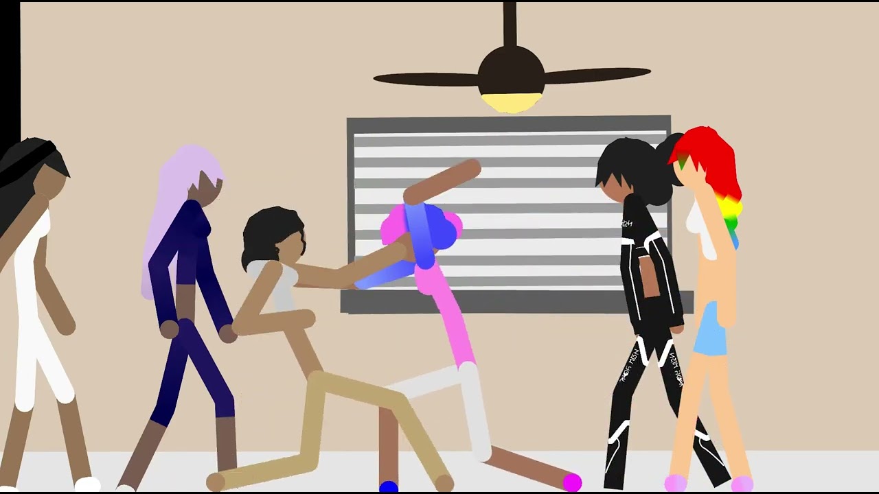 Dani vs Candy. Sticknodes animation.