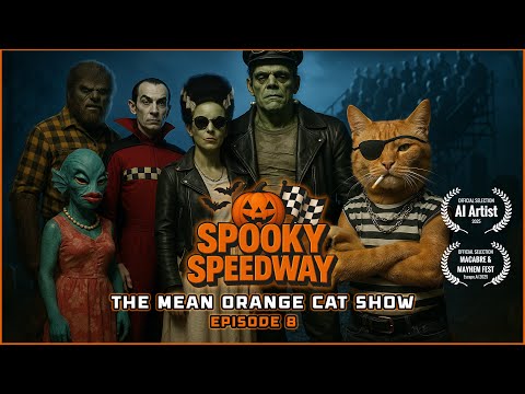 The Spooky Speedway - Mean Orange Cat Show - Halloween Special
