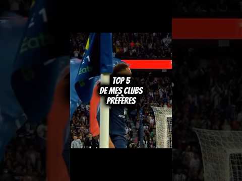 MY TOP 5 | FAVORITE SQUAD #football #edit #Lyon #napoli #psg #dijon #barca 💙♥️