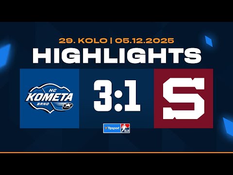 Highlights | HC Kometa Brno vs. HC Sparta Praha 3:1 | 05.12.2025