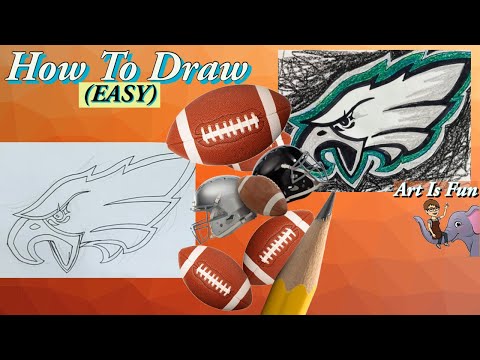 Philadelphia Eagles Logo  | Drawing for Beginners | Fun Drawing Tutorials