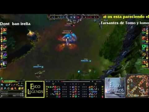@ESCOLEGENDS #WinterCup - Farsantes de Tomo VS Dont Ban Irelia