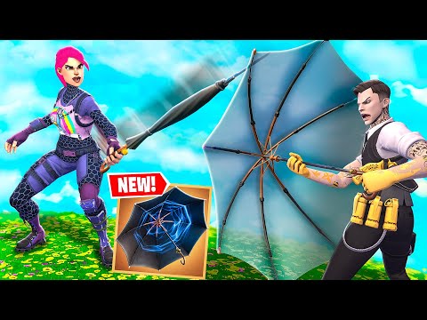SFIDA 1 CONTRO 1 CON IL NUOVO OMBRELLO LEGGENDARIO! - FORTNITE