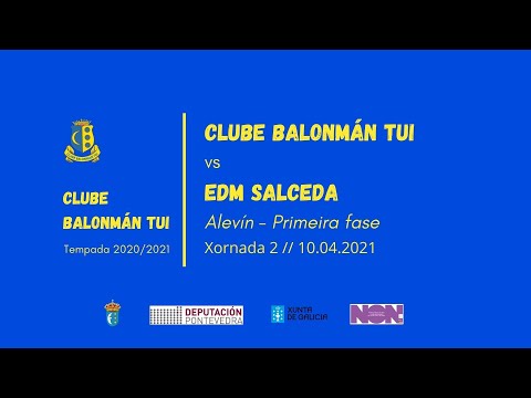 Clube Balonman Tui VS EDM Salceda. Alevin. Primera Fase. Jornada 2. 10/04/2021
