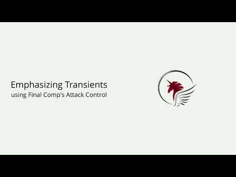 How to Emphasize Transients with Compression