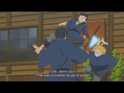 Fire Force l Shinra & Arthur VS Captain Shinmon | *FUNNY SCENE*