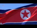 North Korea National Anthem TV Sign On 2023