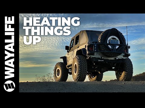 Jeep Wrangler V8 Swap Motech Gen V LT 10 Speed Auto in MOBY Radiator and Transmission Temp Testing