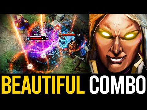 BEAUTIFUL COMBO!! EPIC GRANDMASTER INVOKER vs TA MID | Dota 2 Invoker