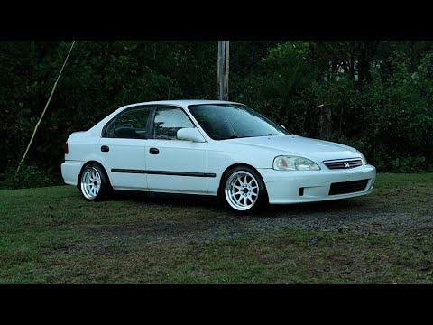 Wheels & Coilover Install | Turning My Civic Into A Simple Clean Daily Ep. 2
