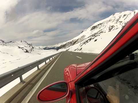 Flüelapass mit Porsche 968 Dany