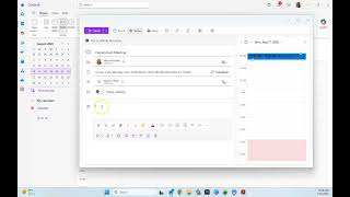 Outlook: Creating Calendar Appointments & Invites