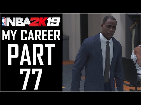 NBA 2K19 - My Career - Let's Play - Part 77 - "Clinch Playoff Berth, Chat With AD, One Silver Badge"