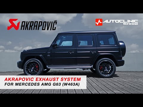 Mercedes AMG G63 (W463A) with Akrapovic Exhaust System