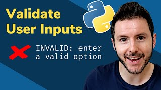 How to Validate User Inputs in Python | Input Validation in Python
