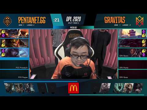OPL 2020 - Split 1 Week 2 Game 5 - PGG vs GRV