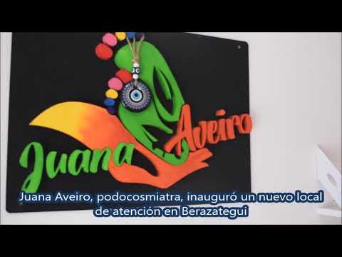 Juana Aveiro, podocosmiatra, inauguró un nuevo local de atención en Berazategui
