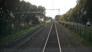 preview picture of video '[cabinerit] A train driver's view: Heerlen - Sittard, VIRM, 16-Sep-2014.'