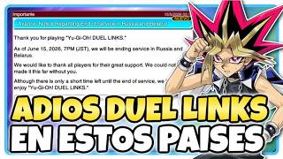 ADIOS Yu-Gi-Oh! DUEL LINKS y MASTER DUEL!! Estos Países YA NO PODRAN JUGAR!!