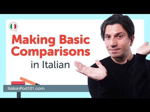 How to Make Basic Comparisons in Italian