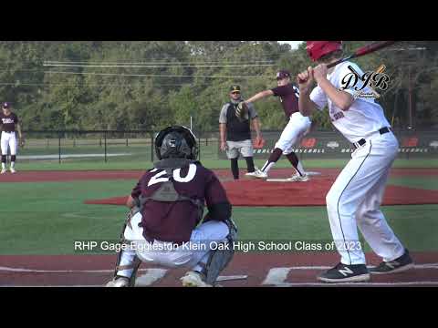 RHP Gage Eggleston Klein Oak High School Class of 2023