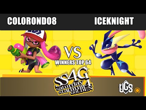 Saturday Stadium 4 Golden - Winners Top 64 - Colorondo8(Inkling) Vs. IceKnight(Greninja)