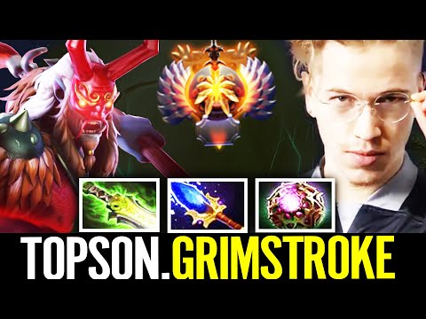 TOPSON Grimstroke [FULL GAMEPLAY] - Pro Midlane Guide | Dota 2 IMMORTAL GAMEPLAY