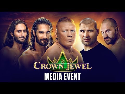 LIVE –  WWE Crown Jewel Media Event