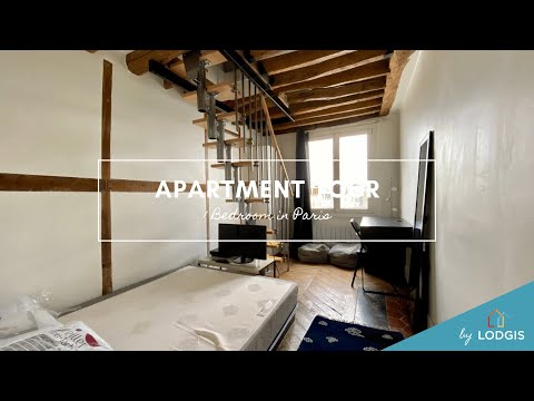 Apartment Tour // Furnished  24.8m2 in Paris – Ref : 21119003