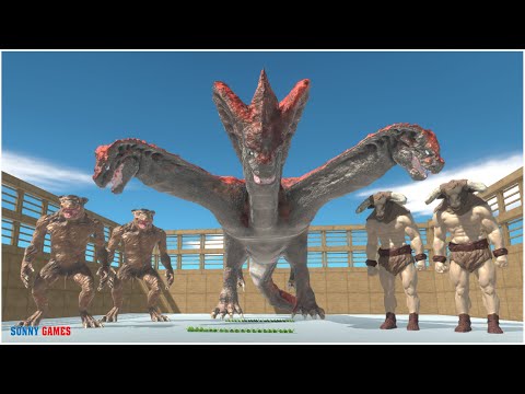 HYDRA vs EVERY UNIT in Fighting Ring - Animal Revolt Battle Simulator